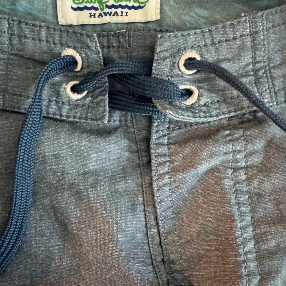 Original Jams Surf Line Hawaii Navy Board Shorts Size 28 Swim Trunks